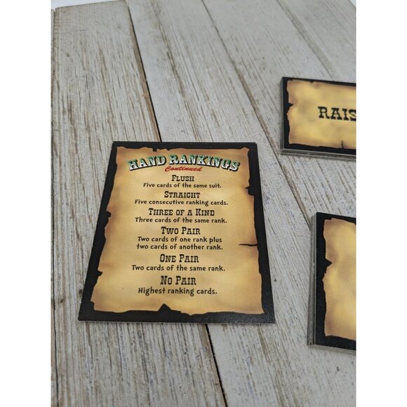 Hold'Em-opoly Poker Ed Game Replacement Cards Call'Em Raise'Em Flop Turn River - Picture 3 of 11